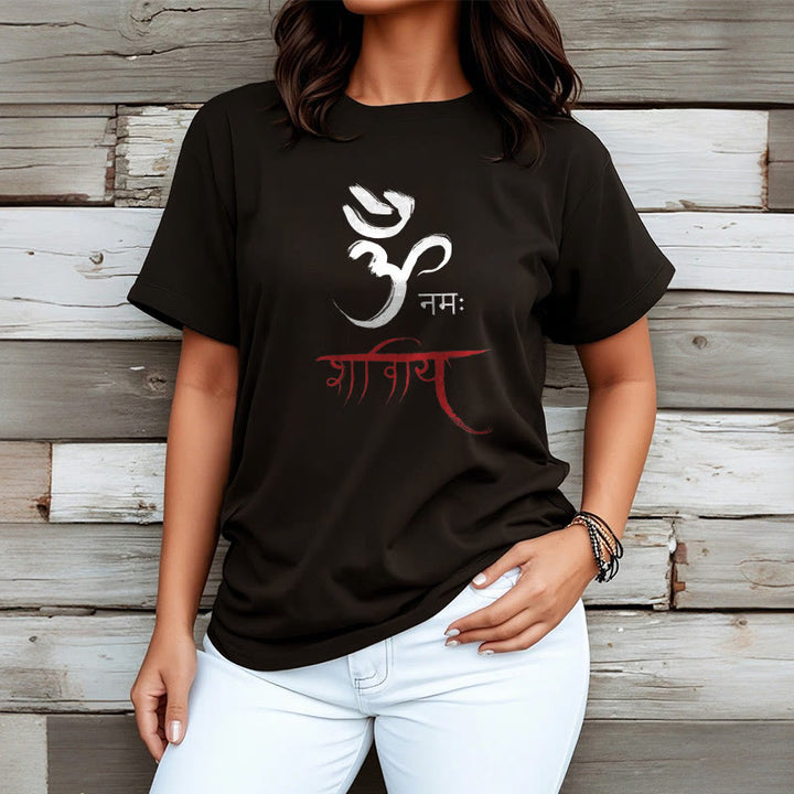 T-shirt Buddha Stones OM NAMAH SHIVAYA Mantra sanscrito - image 7