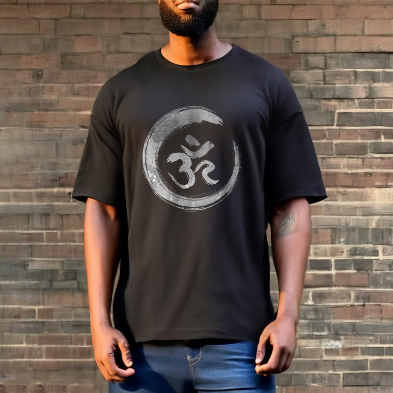 T-shirt con maglietta in sanscrito Buddha Stones OM Mantra - image 2