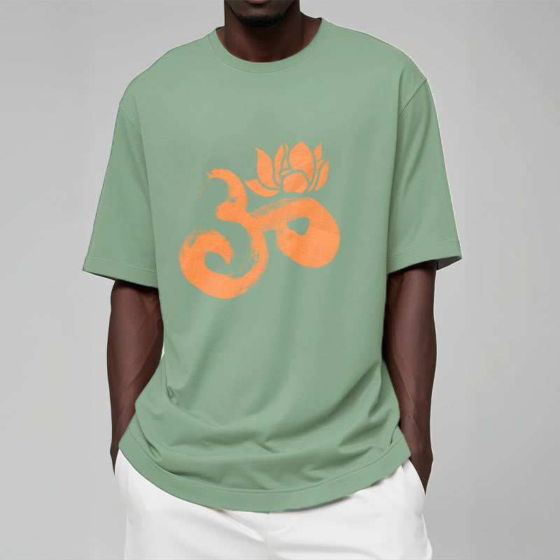 Maglietta in cotone con motivo Buddha Stones OM Lotus Flower - image 28