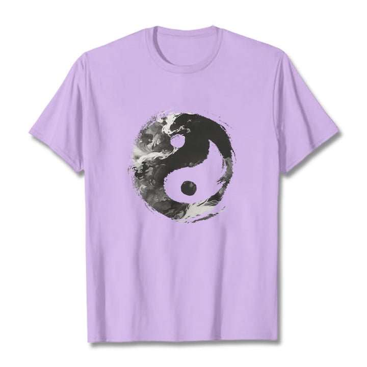 Maglietta in cotone Buddha Stones Yin Yang - Prugna - 2XL - image 30