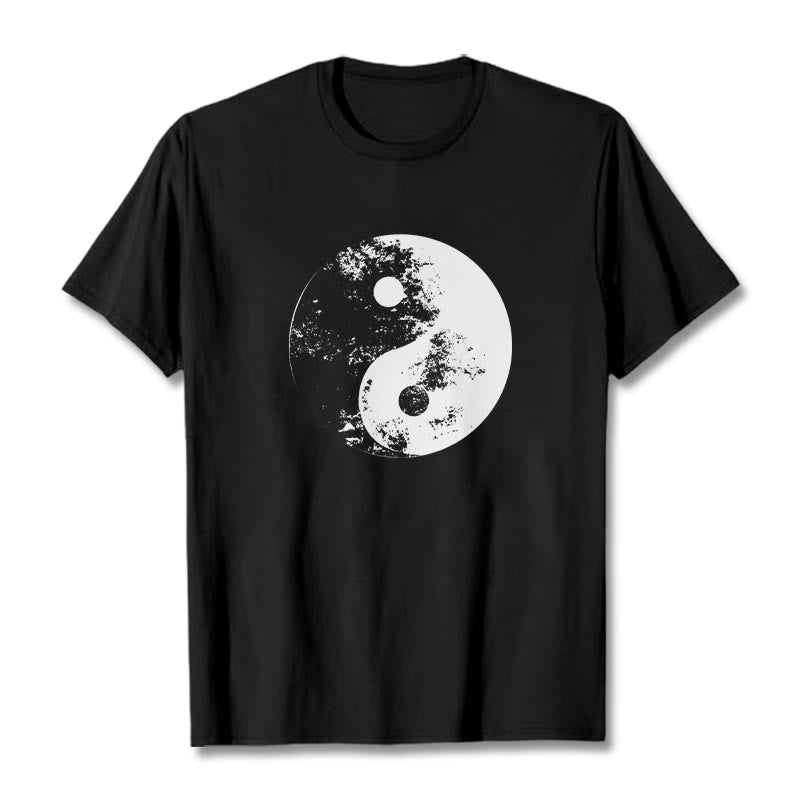 Maglietta in cotone con motivo Buddha Stones Yin Yang Tai Chi - image 9