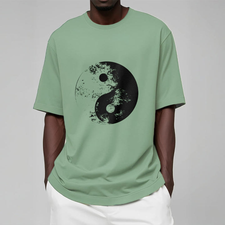 Maglietta in cotone con motivo Buddha Stones Yin Yang Tai Chi - image 31