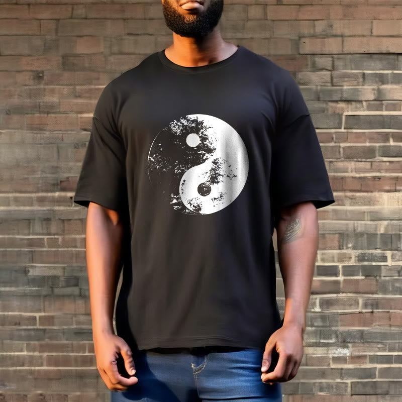 Maglietta in cotone con motivo Buddha Stones Yin Yang Tai Chi - image 12