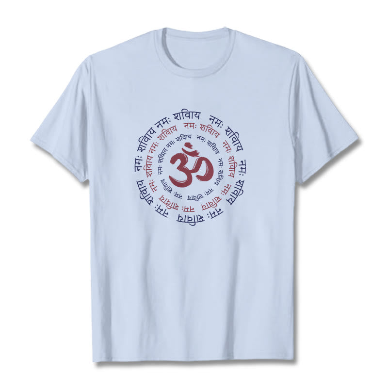 Maglietta in cotone con carattere mantra OM Buddha Stones Sanscrito - image 9