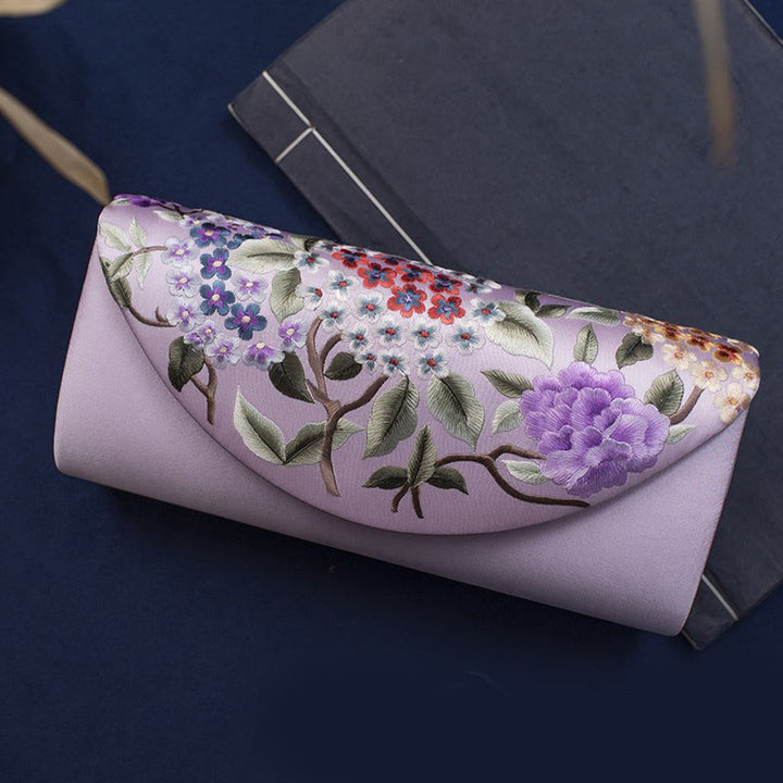 Buddha Stones Hydrangea Su Ricamo Matrimonio Shopping Portafoglio Borsa Borsa a Tracolla