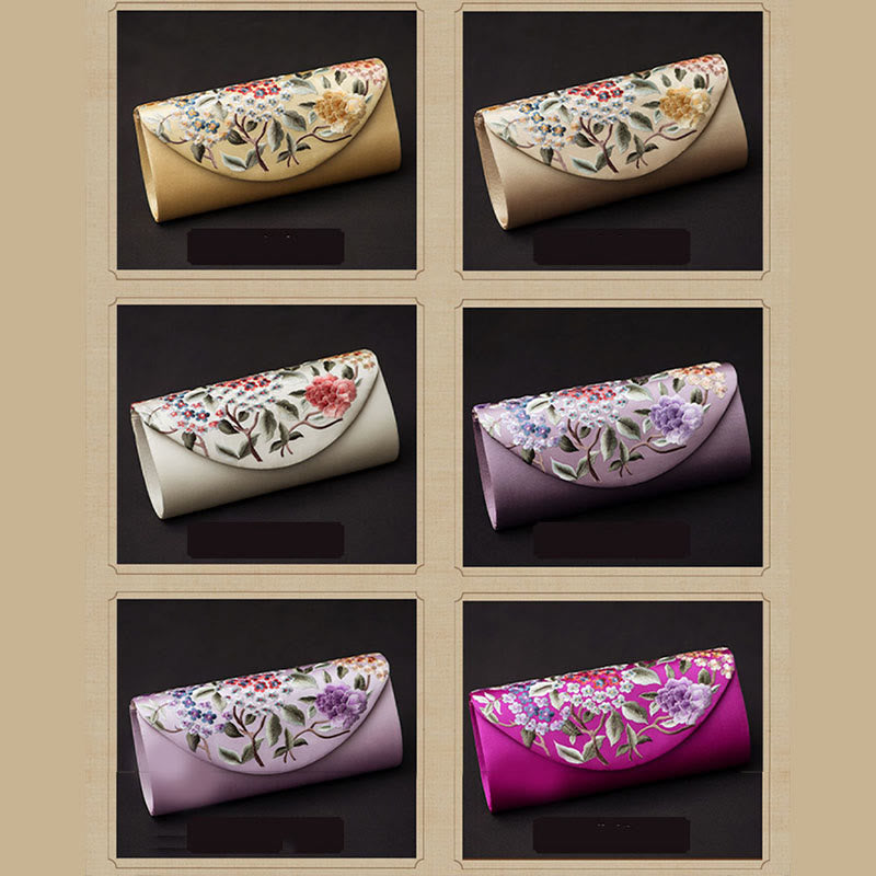 Buddha Stones Hydrangea Su Ricamo Matrimonio Shopping Portafoglio Borsa Borsa a Tracolla