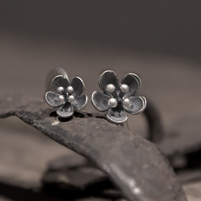 Anello con fiori in argento sterling 925 Buddha Stones - image 1
