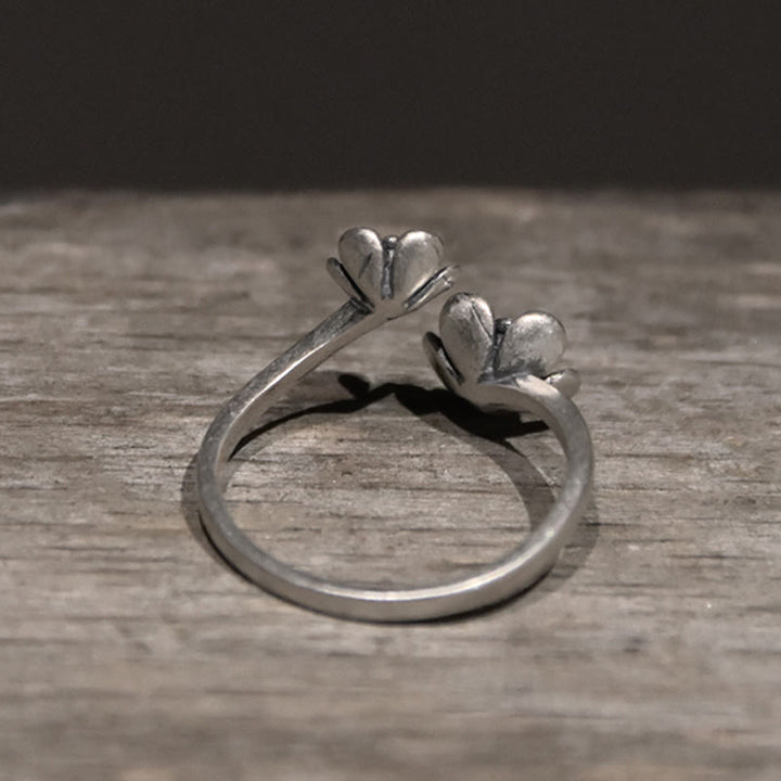 Anello con fiori in argento sterling 925 Buddha Stones - image 2