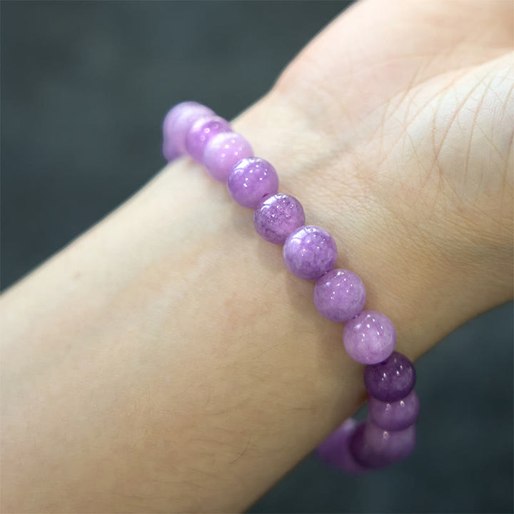 Bracciale Buddha Stones Lepidolite per la pace interiore - image 3