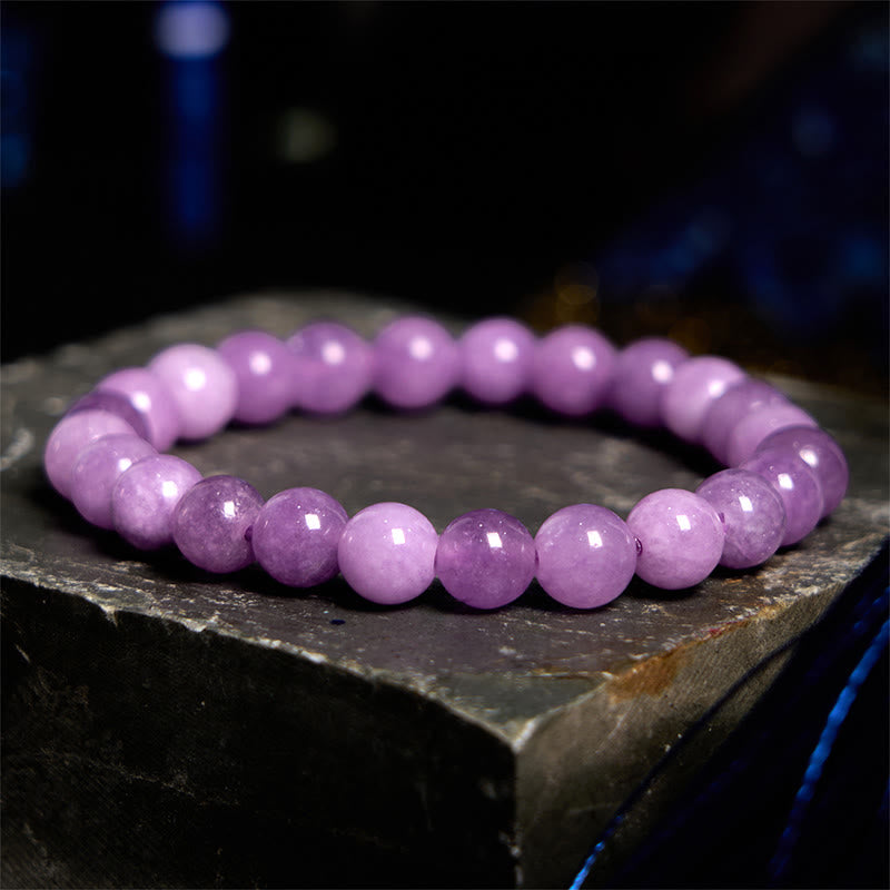 Bracciale Buddha Stones Lepidolite per la pace interiore - image 0
