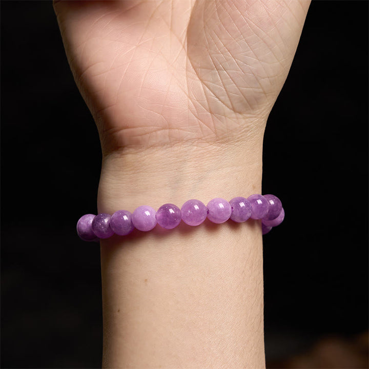 Bracciale Buddha Stones Lepidolite per la pace interiore - image 4