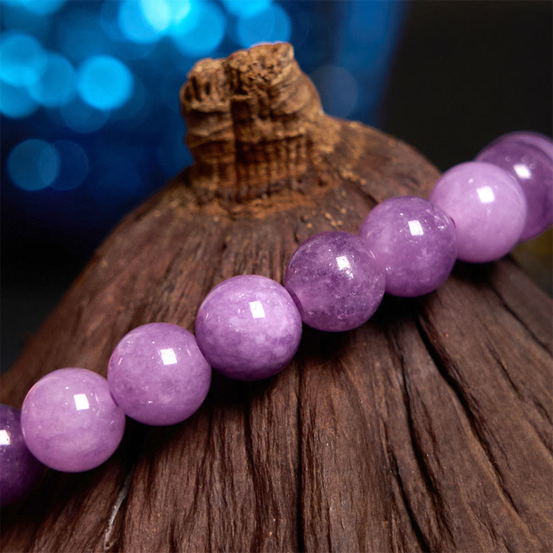 Bracciale Buddha Stones Lepidolite per la pace interiore - image 2