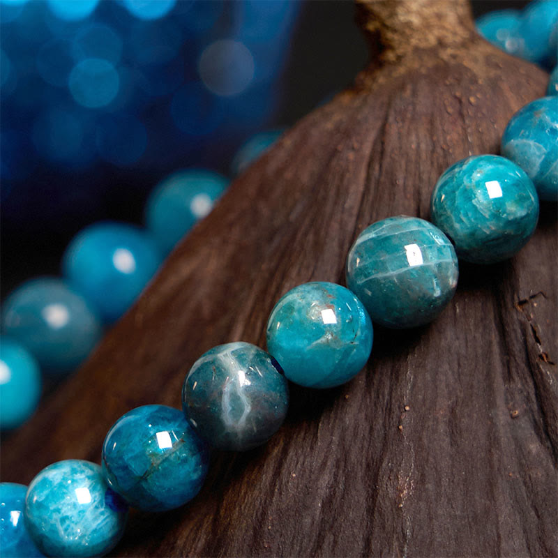 Braccialetto di manifestazione Buddha Stones Apatite