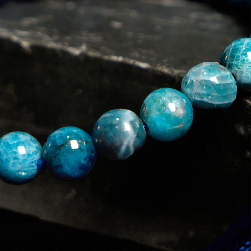 Braccialetto di manifestazione Buddha Stones Apatite