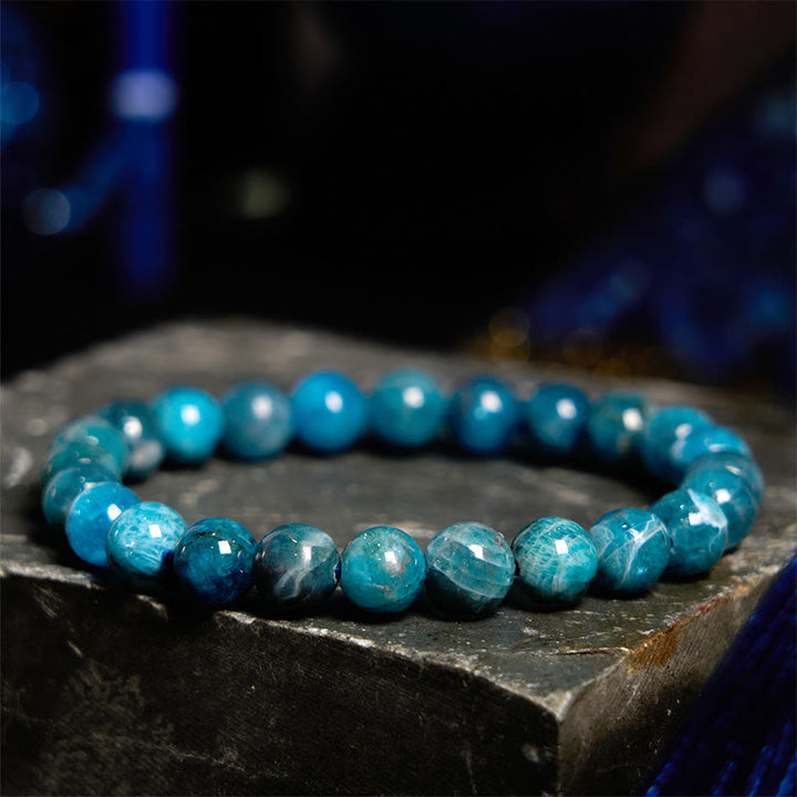 Braccialetto di manifestazione Buddha Stones Apatite