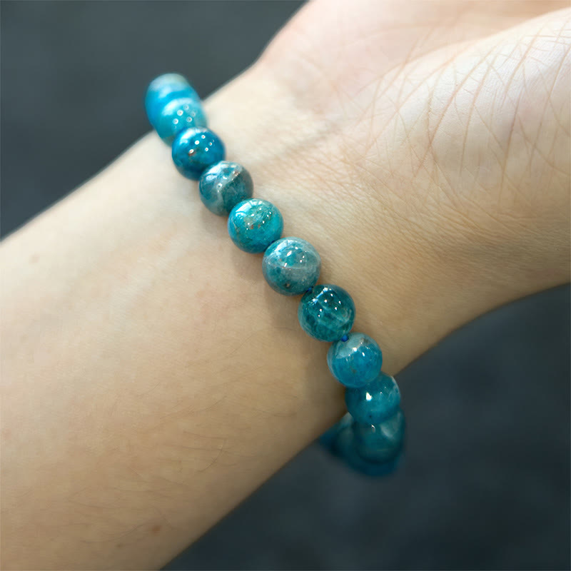 Braccialetto di manifestazione Buddha Stones Apatite