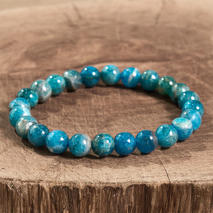 Braccialetto di manifestazione Buddha Stones Apatite