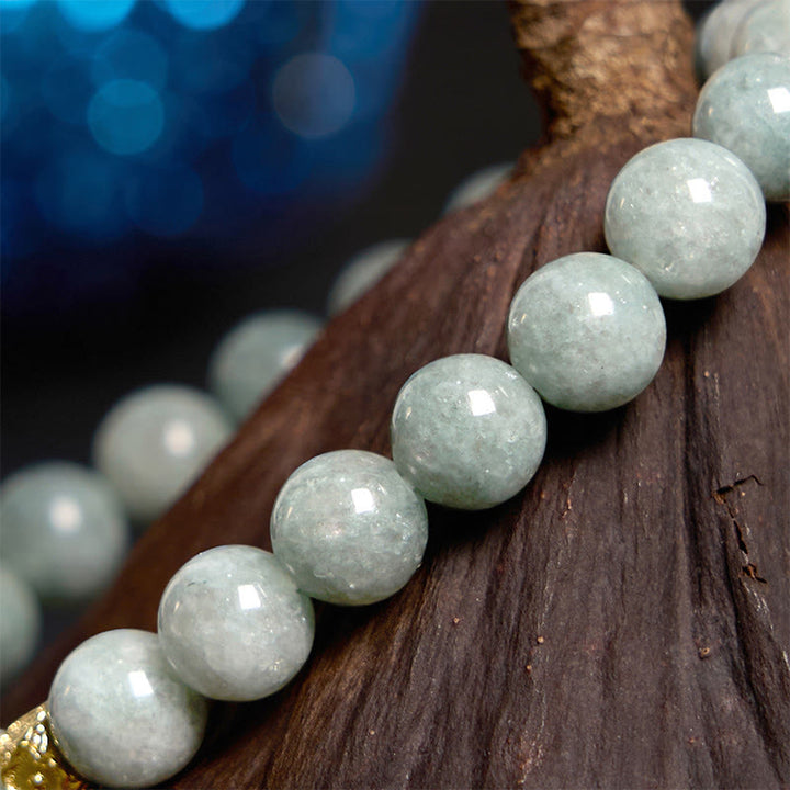 Braccialetto Buddha Stones Jade Abundance Flower