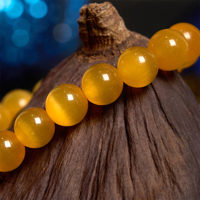 Braccialetto Buddha Stones Cat's Eye Chrysoberyl Flower Love - image 16