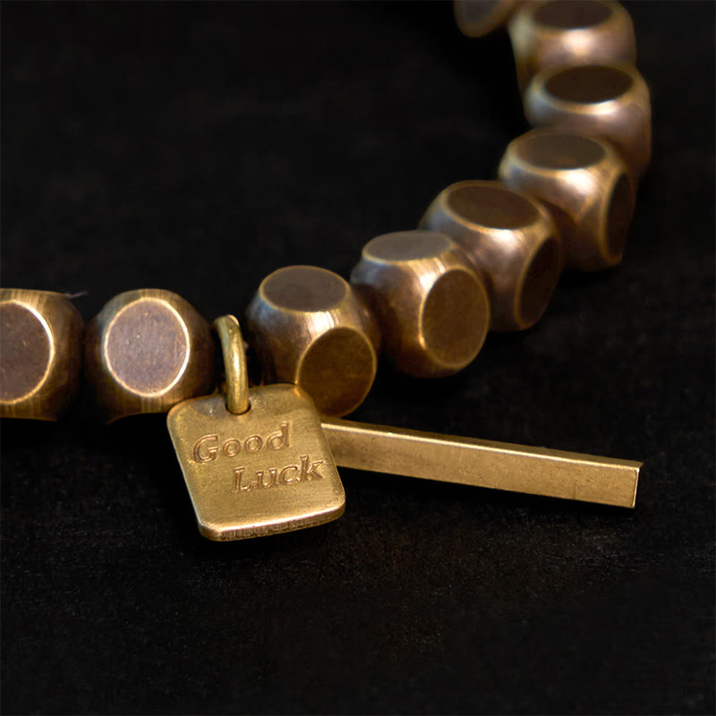 Braccialetto Buddha Stones Rame Buona Fortuna Ricchezza