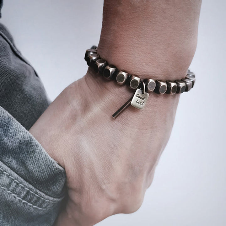 Braccialetto Buddha Stones Rame Buona Fortuna Ricchezza