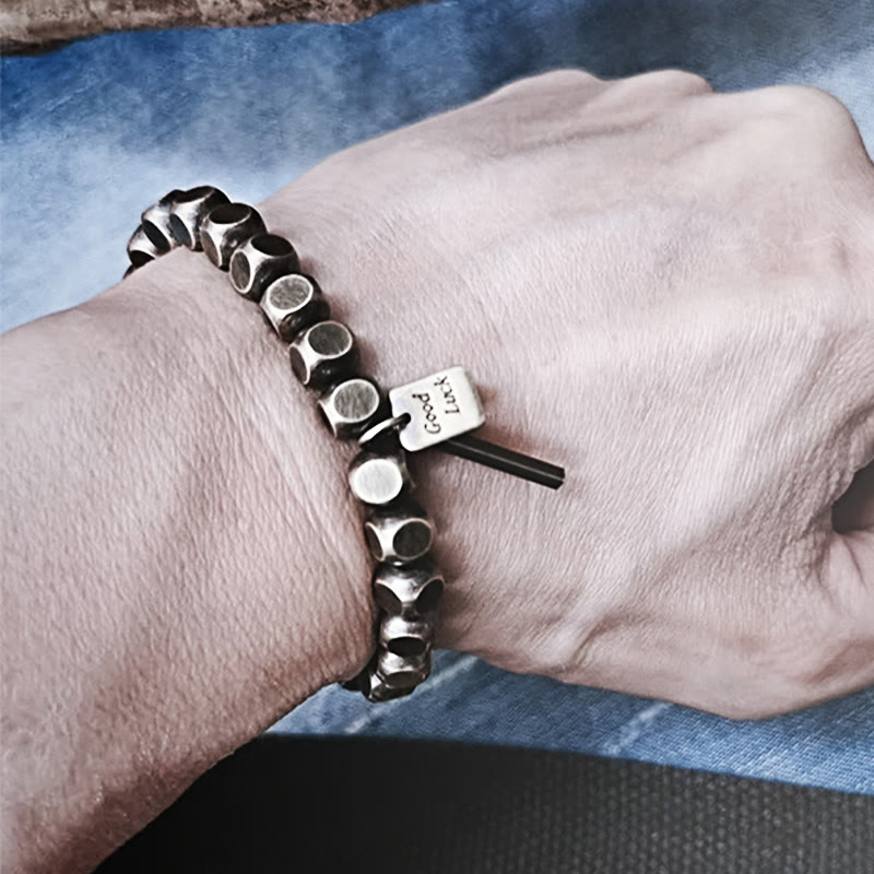 Braccialetto Buddha Stones Rame Buona Fortuna Ricchezza
