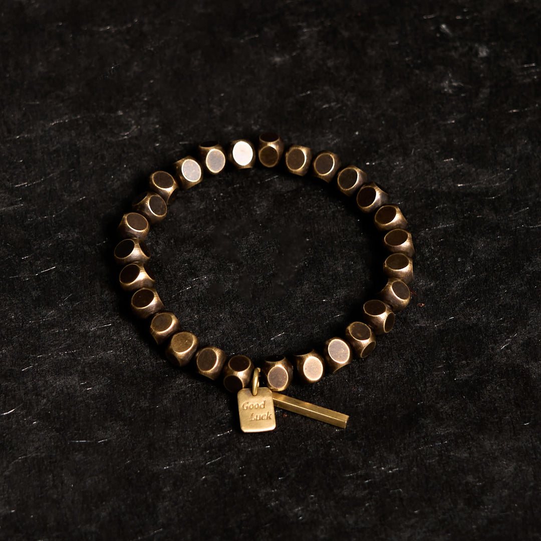 Braccialetto Buddha Stones Rame Buona Fortuna Ricchezza