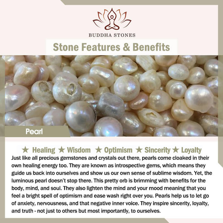 Bracciale Buddha Stones Pearl Jade Strawberry Quartz Purezza
