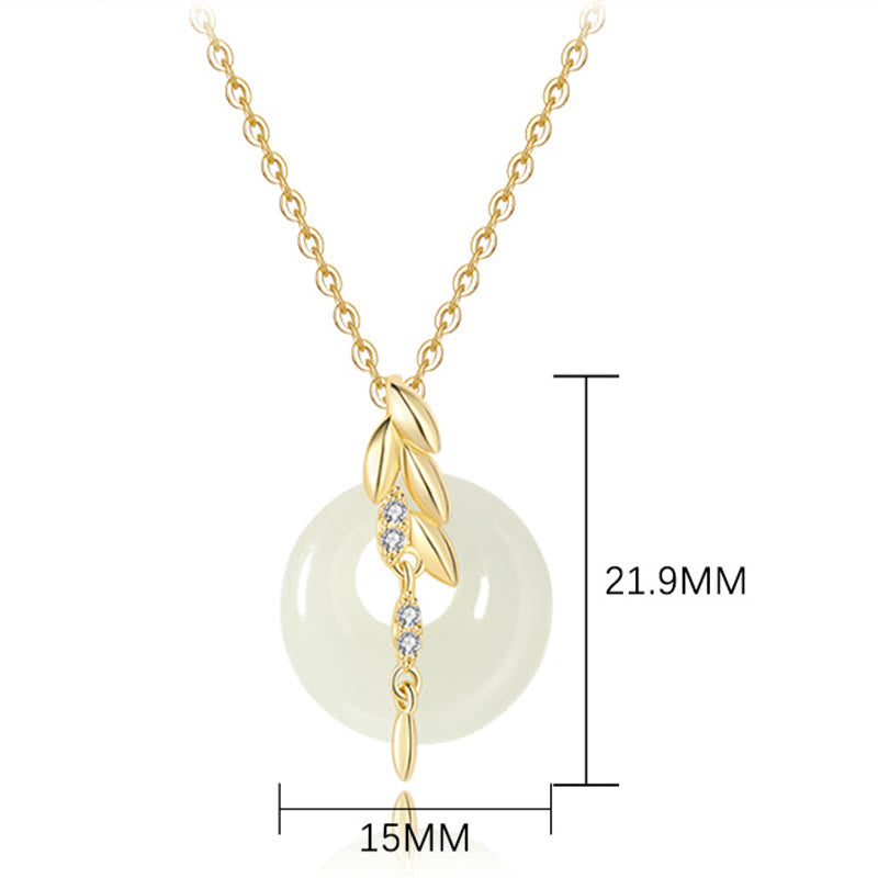Collana con ciondolo portafortuna in argento sterling 925 con pietre Buddha Stones Hetian