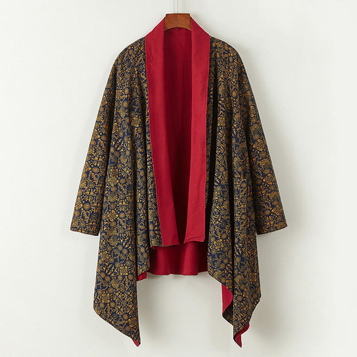 Cappotto doppiopetto in cotone di media lunghezza da uomo Buddha Stones Fall - image 6