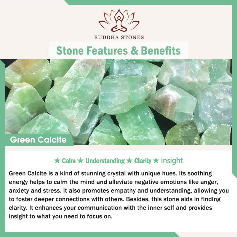 Braccialetto di benedizione in Buddha Stones, turchese bianco, diaspro Picasso, calcite verde
