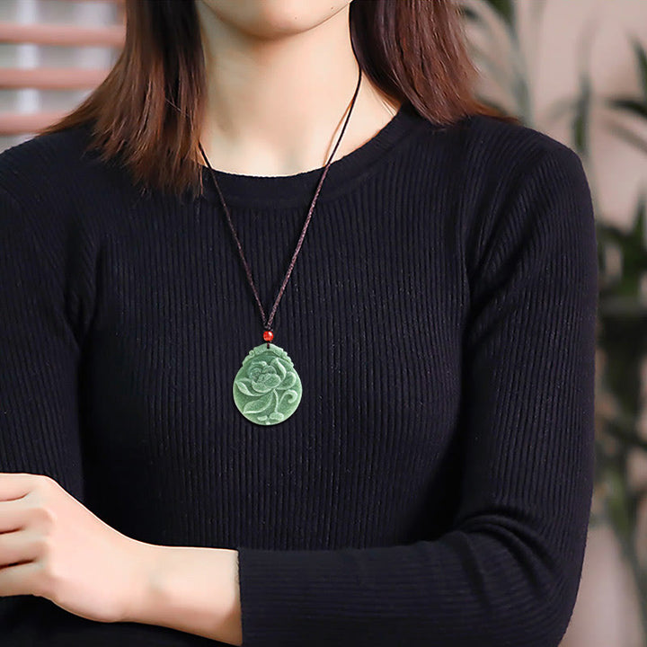 Collana con Buddha Stones con abbondanza e prosperità