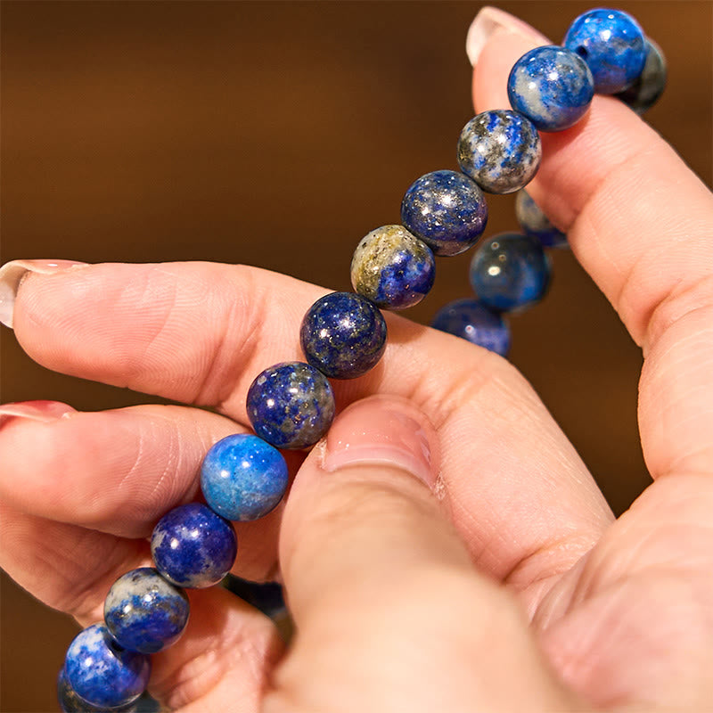 Bracciale Buddha Stones Lazurite Lapislazzuli Positive Balance - image 5