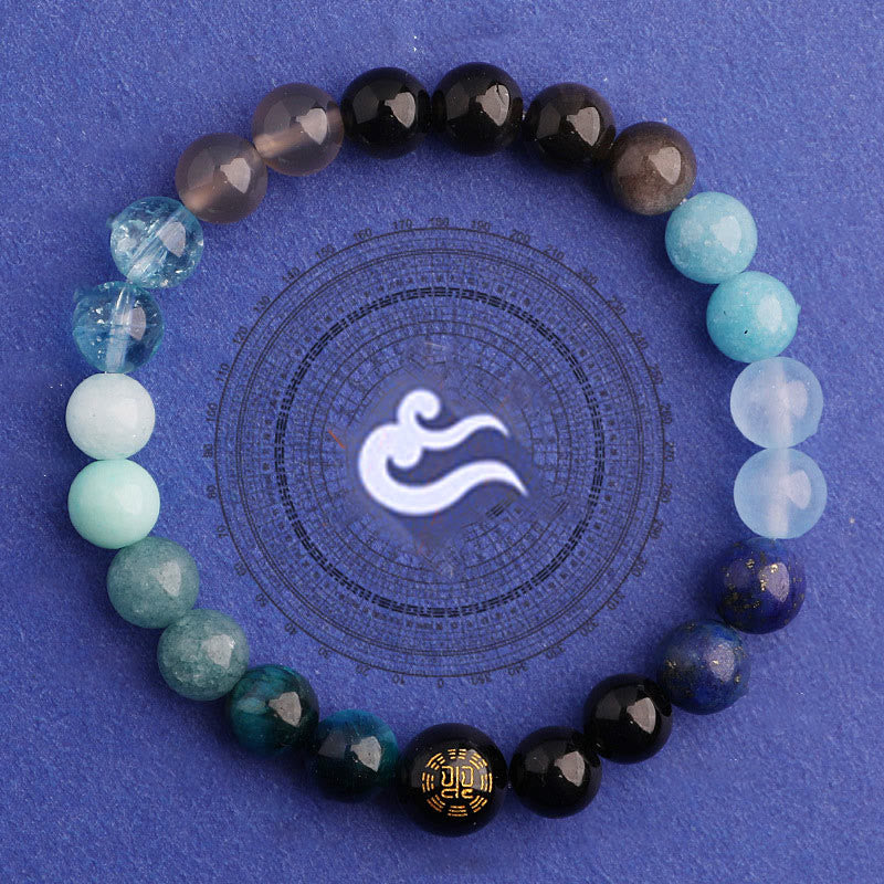 Bracciale Buddha Stones Five Elements Vari Agata Equilibrio Fortuna - image 24