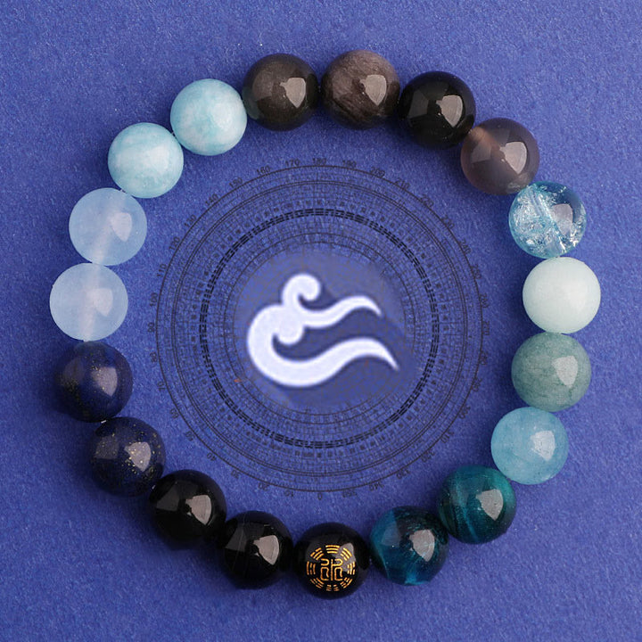 Bracciale Buddha Stones Five Elements Vari Agata Equilibrio Fortuna - image 26