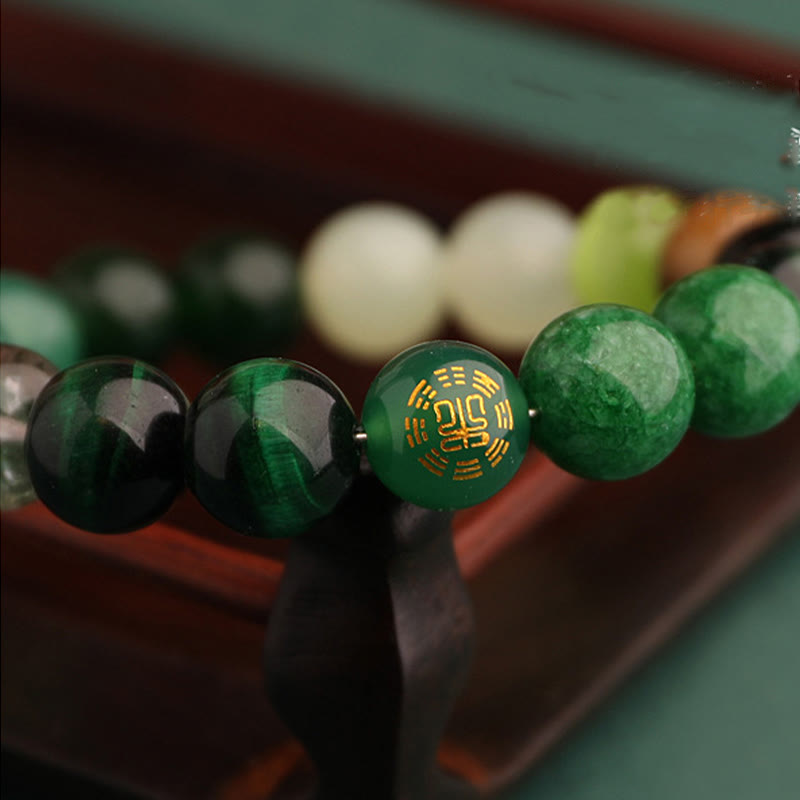 Bracciale Buddha Stones Five Elements Vari Agata Equilibrio Fortuna - image 16