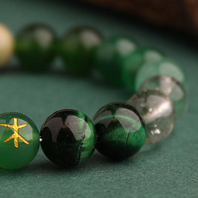 Bracciale Buddha Stones Five Elements Vari Agata Equilibrio Fortuna - image 18