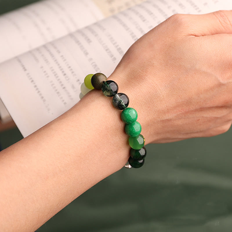 Bracciale Buddha Stones Five Elements Vari Agata Equilibrio Fortuna - image 19