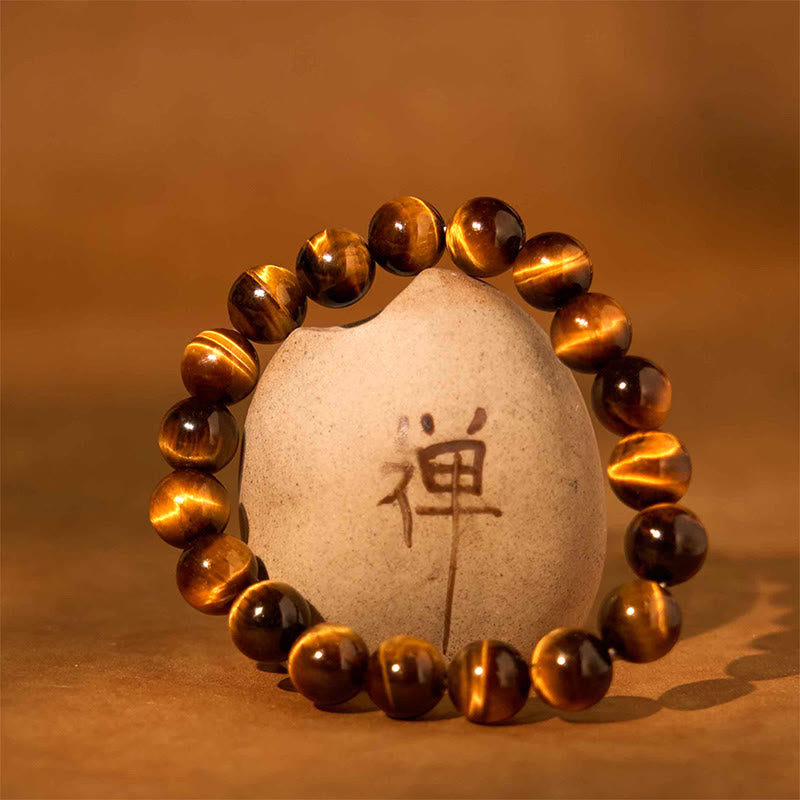 Braccialetto Buddha Stones Tiger Eye Strength