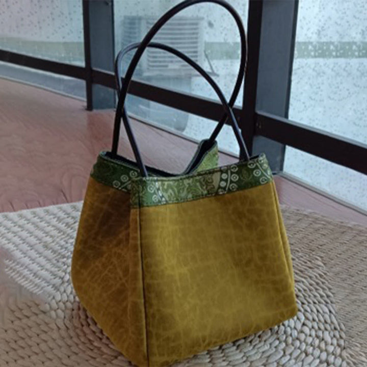 Buddha Stones Rami di bambù Perlina Ciondolo Nappa Xiangyunsha Seta Borsa a tracolla Hangbags