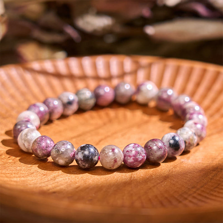 Braccialetto positivo Buddha Stones Rainbow Tormalina