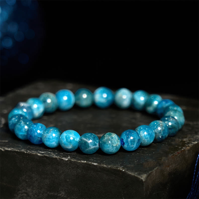 Braccialetto motivazionale Buddha Stones Apatite