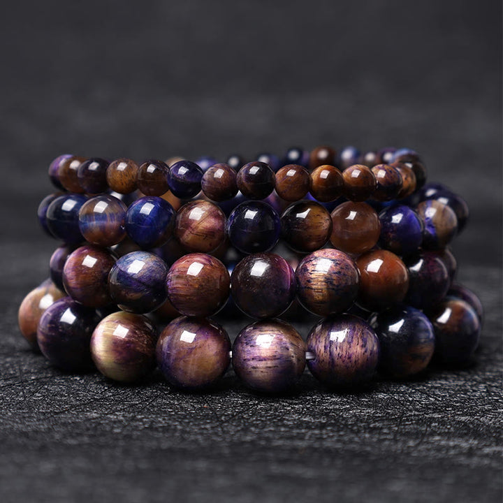 Buddha Stones Vari braccialetti di fiducia in occhio di tigre - image 19