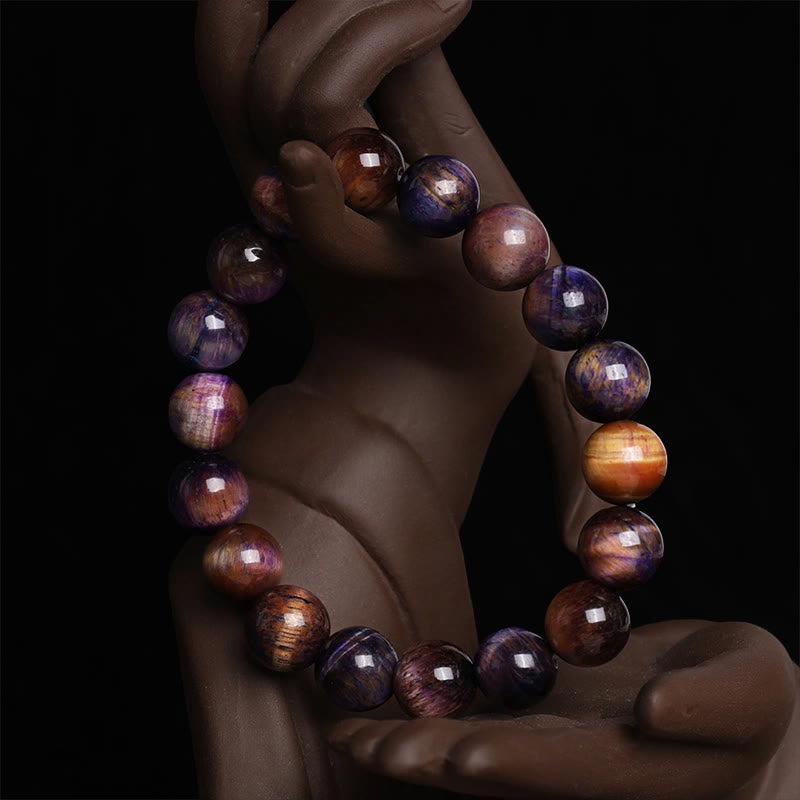 Buddha Stones Vari braccialetti di fiducia in occhio di tigre - image 15