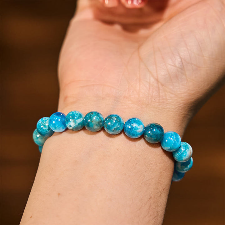 Bracciale della calma con vari cristalli di pietra di Buddha, malachite, lazurite, lapislazzuli, emimorfite - image 28