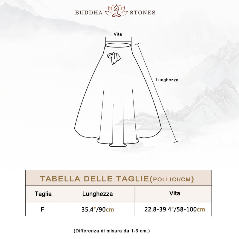 Buddha Stones Due stili indossano Boho Compass Rose Flower Skirt Dress - image 6