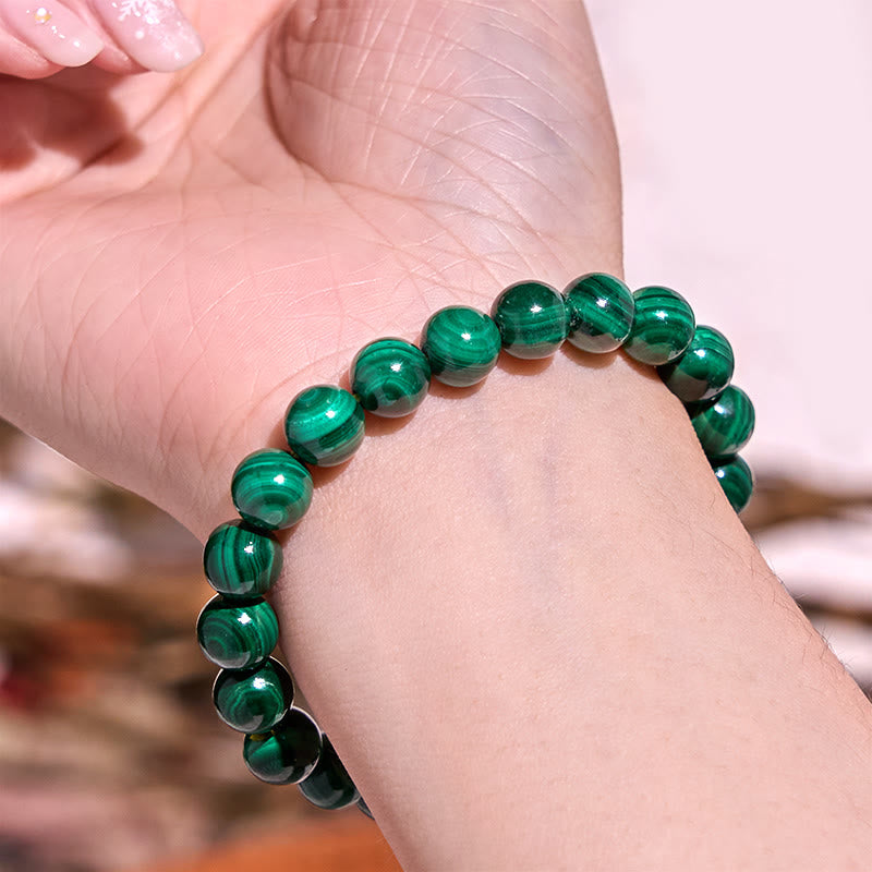 Braccialetto di supporto per l'equilibrio calmo della serie verde Buddha Stones Love Self