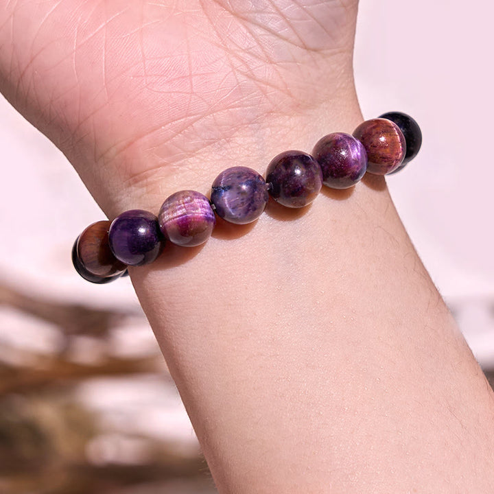 Braccialetto Buddha Stones Keep Calm Purple Series Healing Love