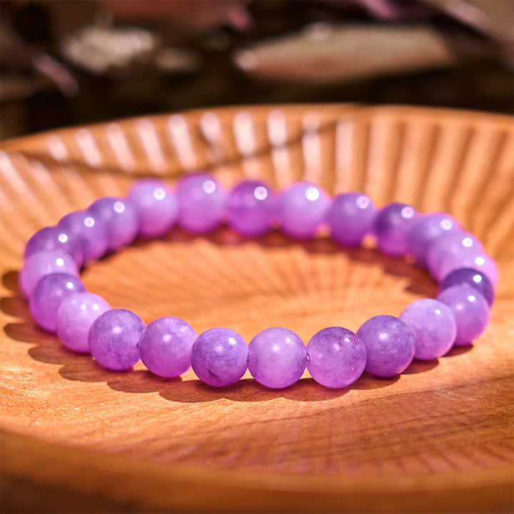 Braccialetto Buddha Stones Keep Calm Purple Series Healing Love