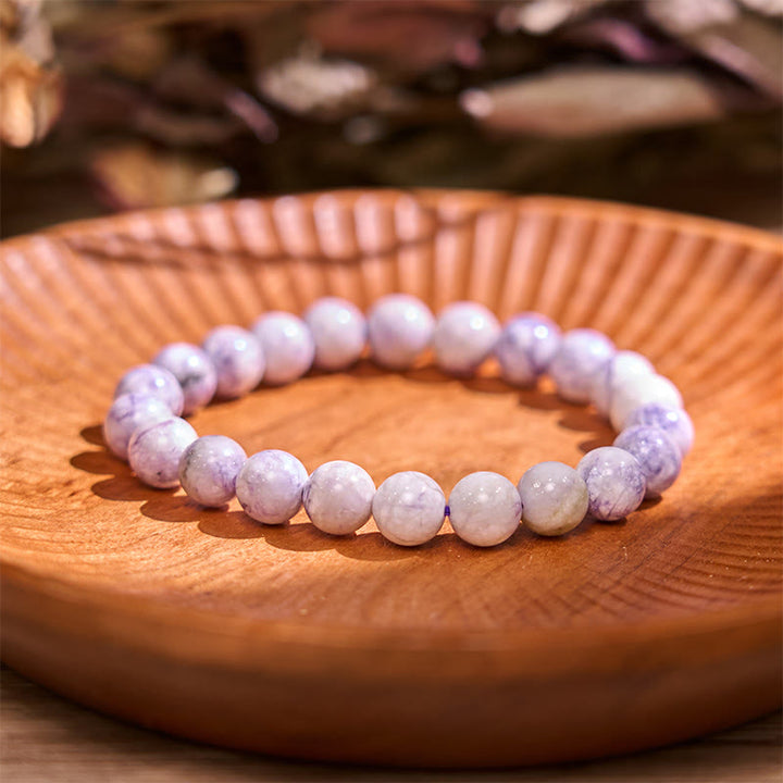 Braccialetto Buddha Stones Keep Calm Purple Series Healing Love